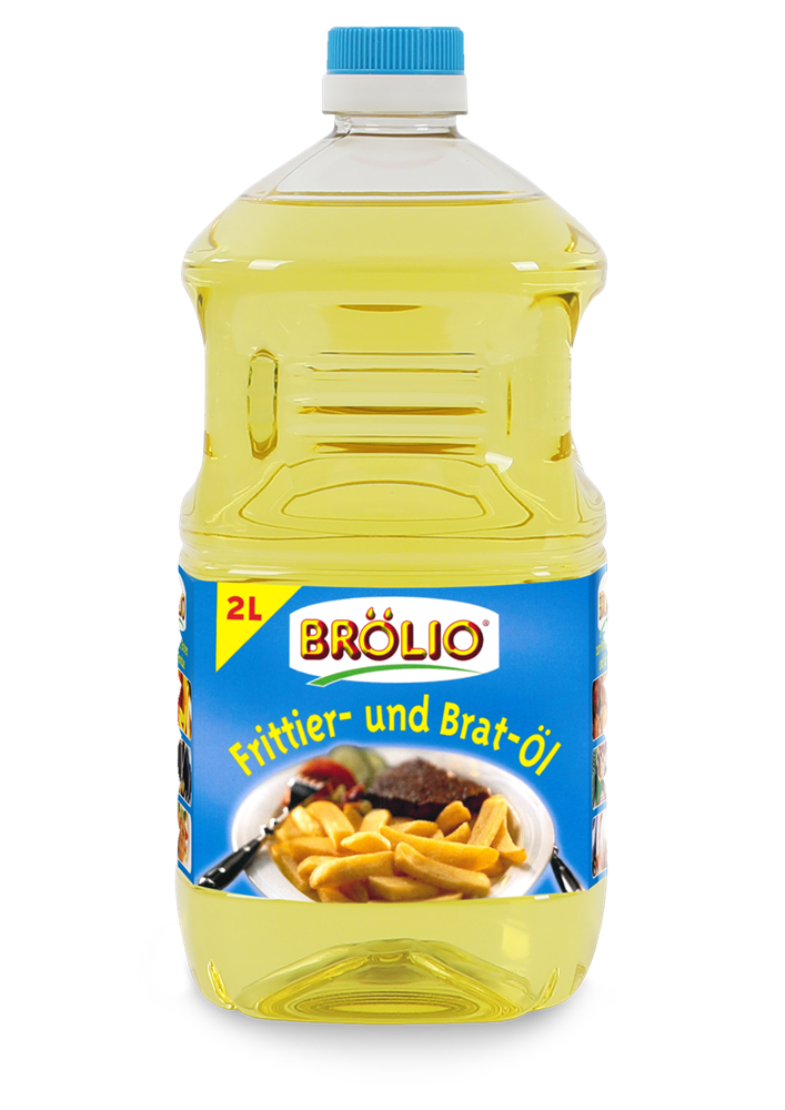 Brölio - Frittier- und Bratöl, 2 Liter PET-Flasche