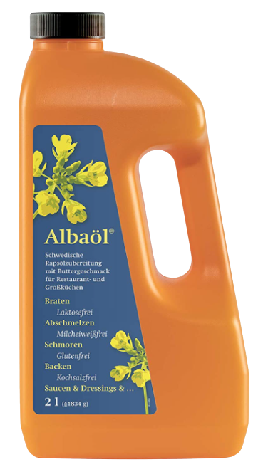 Albaöl - Rapsöl mit Buttergeschmack - 2 Liter