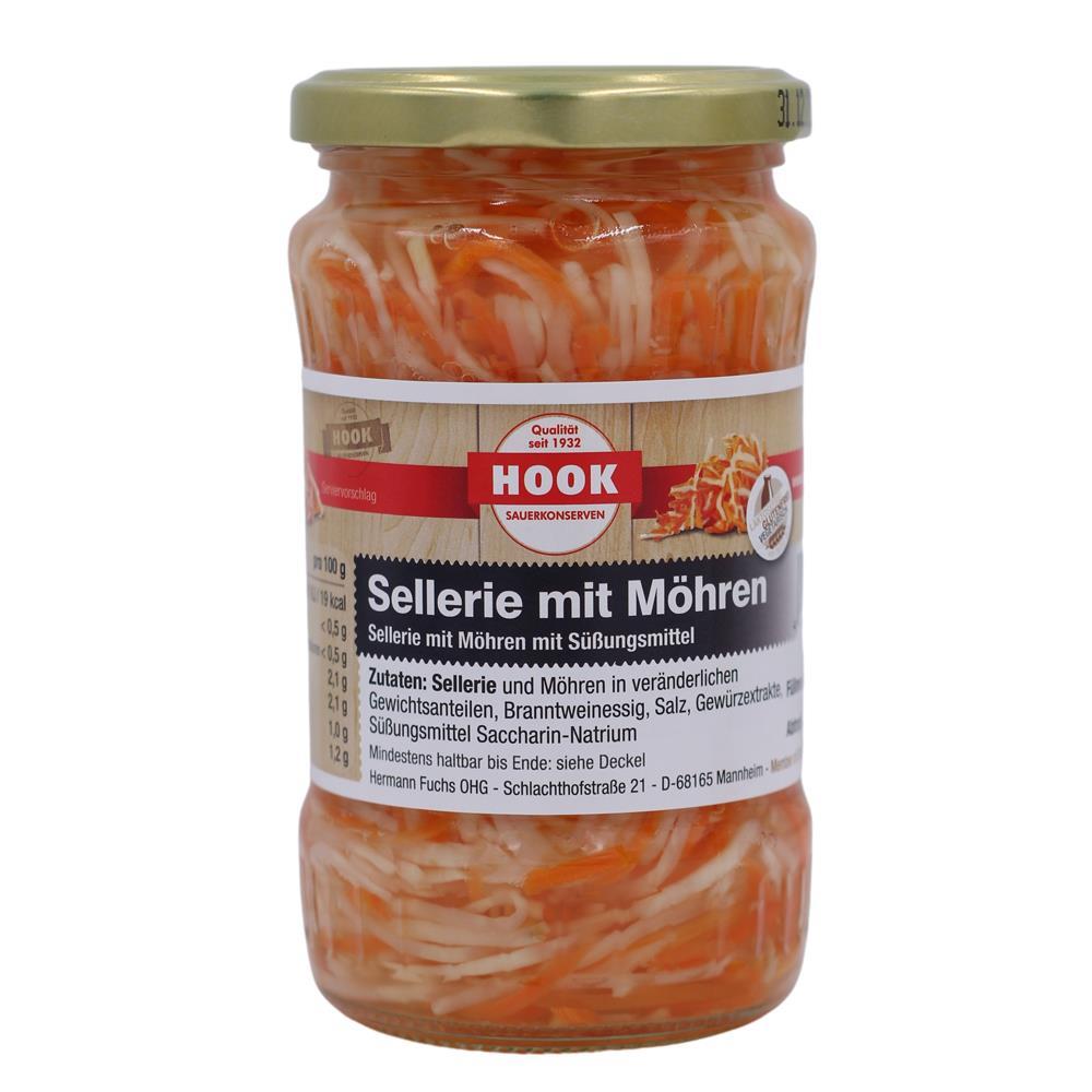 Sellerie mit Möhren, 6 x 190 g Glas