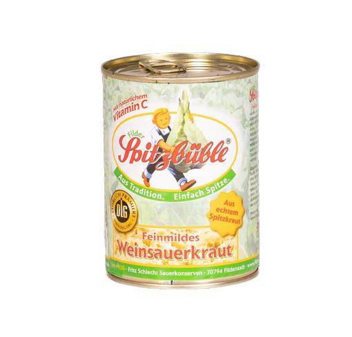Filder - Weinsauerkraut "Spitzbüble", 6 x 550 g Dose