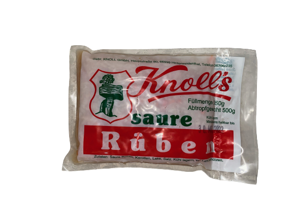 Knoll´s - Saure Rüben, 500 g Beutel