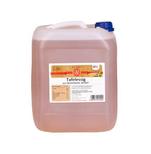 Hauer - Tafelessig dunkel, 10 l Kanister