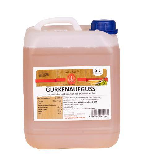 Hauer - Gurkenaufguss, 5 l Kanister
