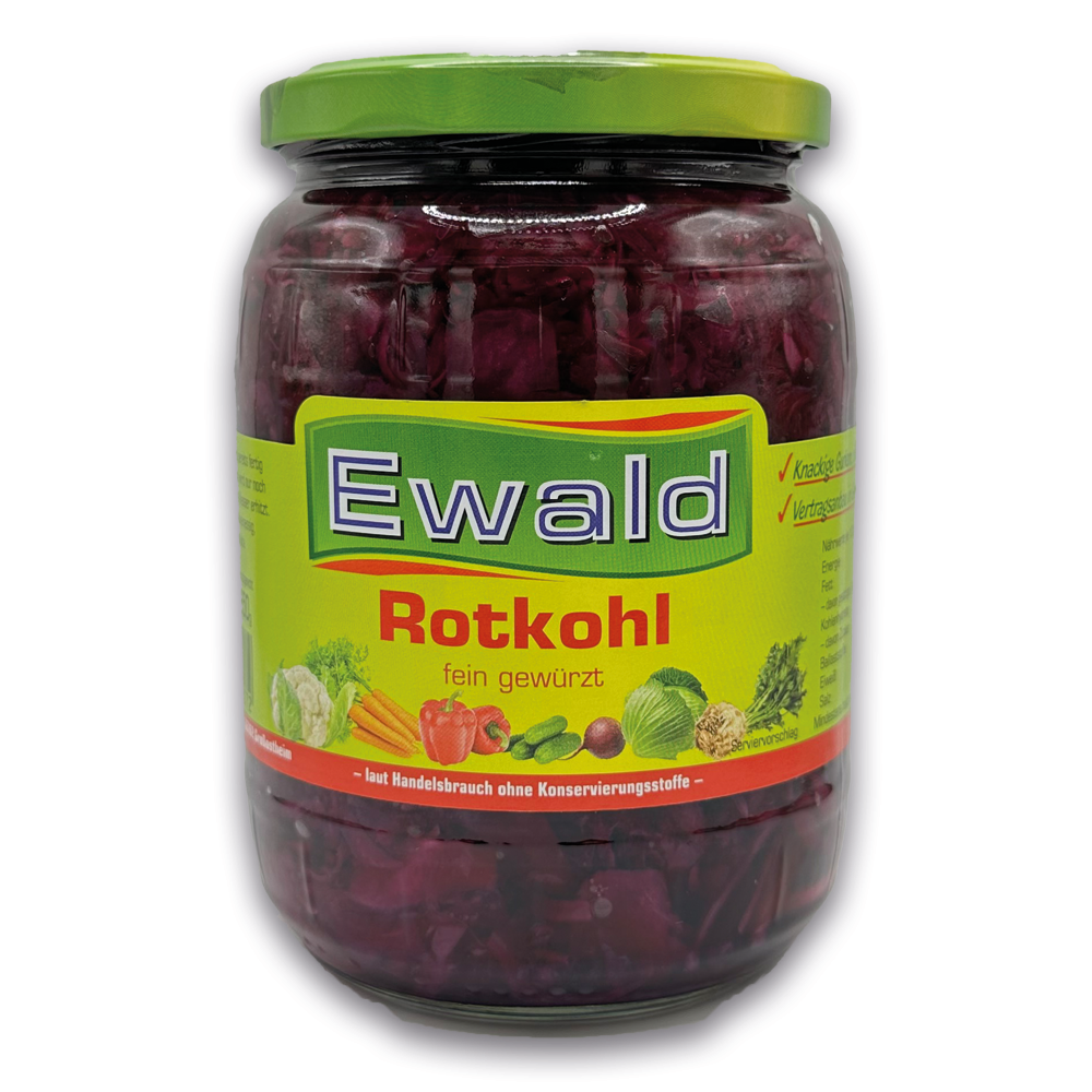 Ewald - Rotkohl, 680 g Glas
