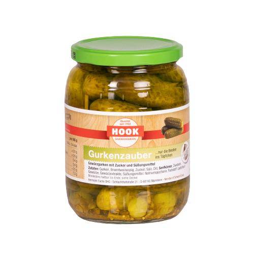 Gurkenzauber, 6 x 360 g Glas